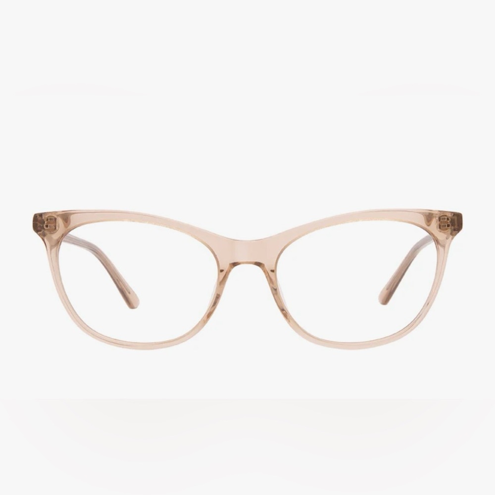DIFF Jade Bluelight Cateye Glasses in Vintage Crystal